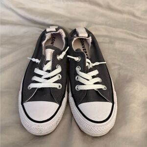 Converse Charcoal and White Sneakers